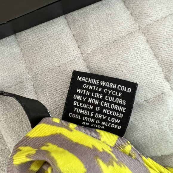 Yellow and gray sundress - Picture 6 of 6